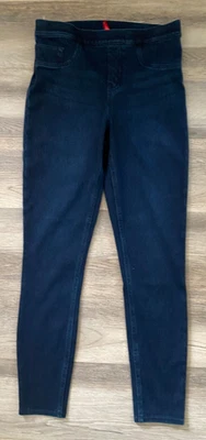 Leggings jeans femininas Spanx tamanho M azul grampo cápsula alongamento diário - Imagem 1 de 4