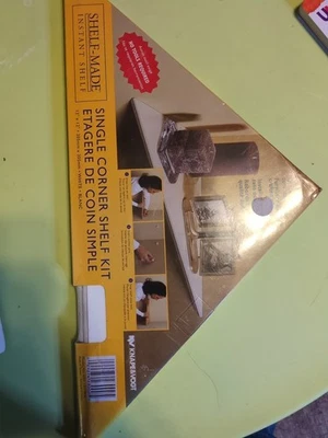 Estantes de esquina blancos instantáneos Knapp & Vogt sin necesidad de herramientas nuevos fáciles de instalar Foto 1 de 2