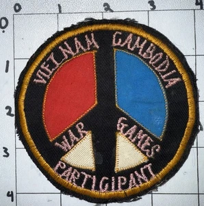 Vietnam War Theater Made Vietnam Cambodia War Games Participant Novelty Patch (4 - Picture 1 of 2