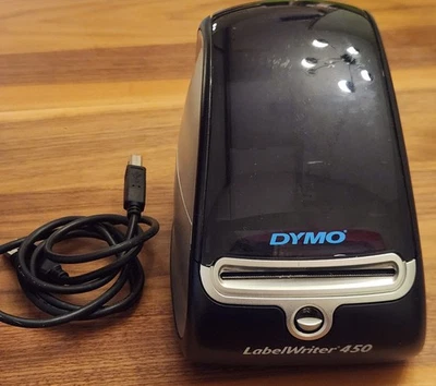 Impresora de etiquetas térmicas Dymo LabelWriter 450 con cable USB - sin cable de alimentación - probada Foto 1 de 4