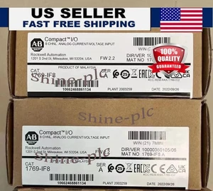Nuevo módulo de entrada analógica sellado AB 1769-IF8/A CompactLogix 8 Pt 1769IF8 en stock - Imagen 1 de 1