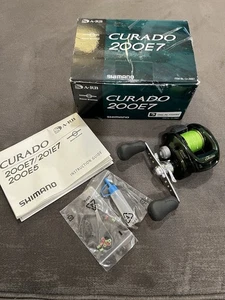 Shimano Curado 200E7 Baitcasting Fishing Reel RH VERY GOOD CONDITION! - Picture 1 of 7