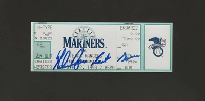 NOLAN RYAN Signed & Inscribed LAST GAME Ticket 1993, JSA COA, HOF Pitcher. V2 - Image 1 of 2