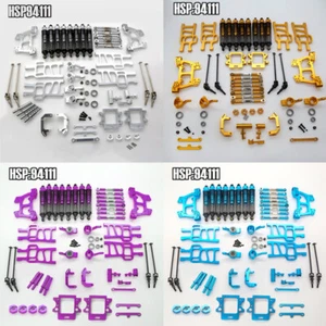 Aluminum Alloy CNC Full Kit Upgrade Parts For 1/10 HSP 94108 94111 RC Car Truck - Imagen 1 de 9