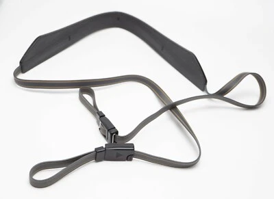 Correa ajustable para cuello/hombro NOS 45" SLR gris amarillo acolchada 9 mm de ancho Foto 1 de 4