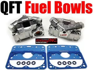 Quick Fuel Aluminum Fuel Bowl Conversion Kit Four BBL Dual Accelerator Pump cl - Picture 1 of 1