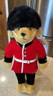 Merrythought England Plush Bear Harrods Royal Guard NWT 1990 Stuffed Bear 18”