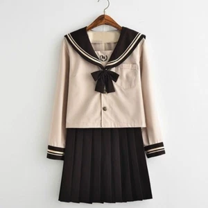 Girls Japanese High School Uniform Sailor Suits Costume Fancy Dress Outfit Cute - Picture 1 of 11