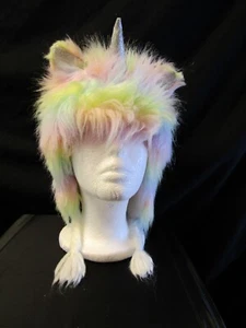 SOMBRERO - Unicornio - Divertido - Niños - Sombrero - Piel sintética - Niñas - Orejera - Arco Iris - (900-005) - Imagen 1 de 11