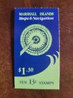 1984 MARSHALL ISLANDS Sc# 39a Maps & Navigation Booklet AILINGNAE 13c - MNH