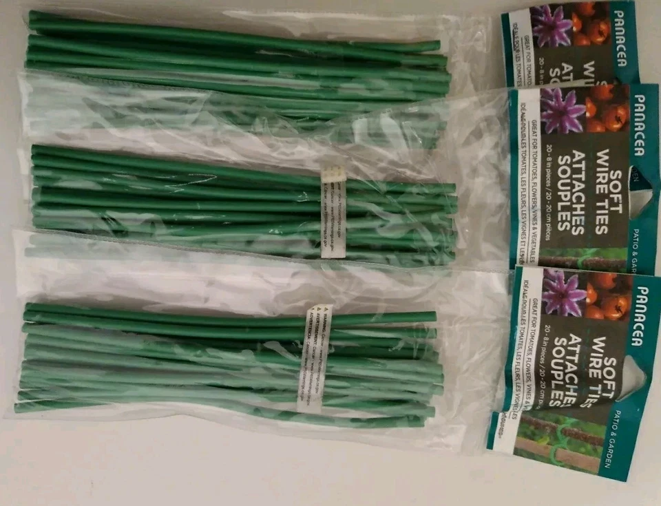 Panacea 86841 Soft Wire Ties Green