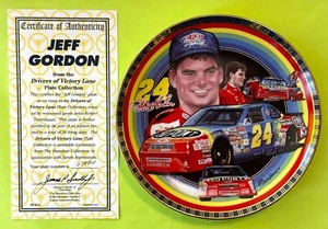 1994 Hamilton Collection Jeff Gordon Plate #22884 Hendricks Chevrolet HOF - Picture 1 of 2