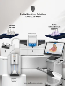 CEREC PrimeScan + MCX DRY/WET Mill w/Suction Unit + Speedfire Furnace - Picture 1 of 20