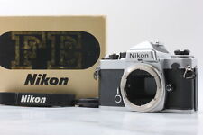 [Near MINT+ in Box] Nikon FE Silver 35mm SLR Film Camera Body by DHL From JAPAN