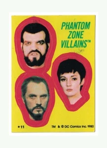 1980 Topps Superman II - Puzzle Sticker #11 Phantom Zone Villains - EX - Bild 1 von 3
