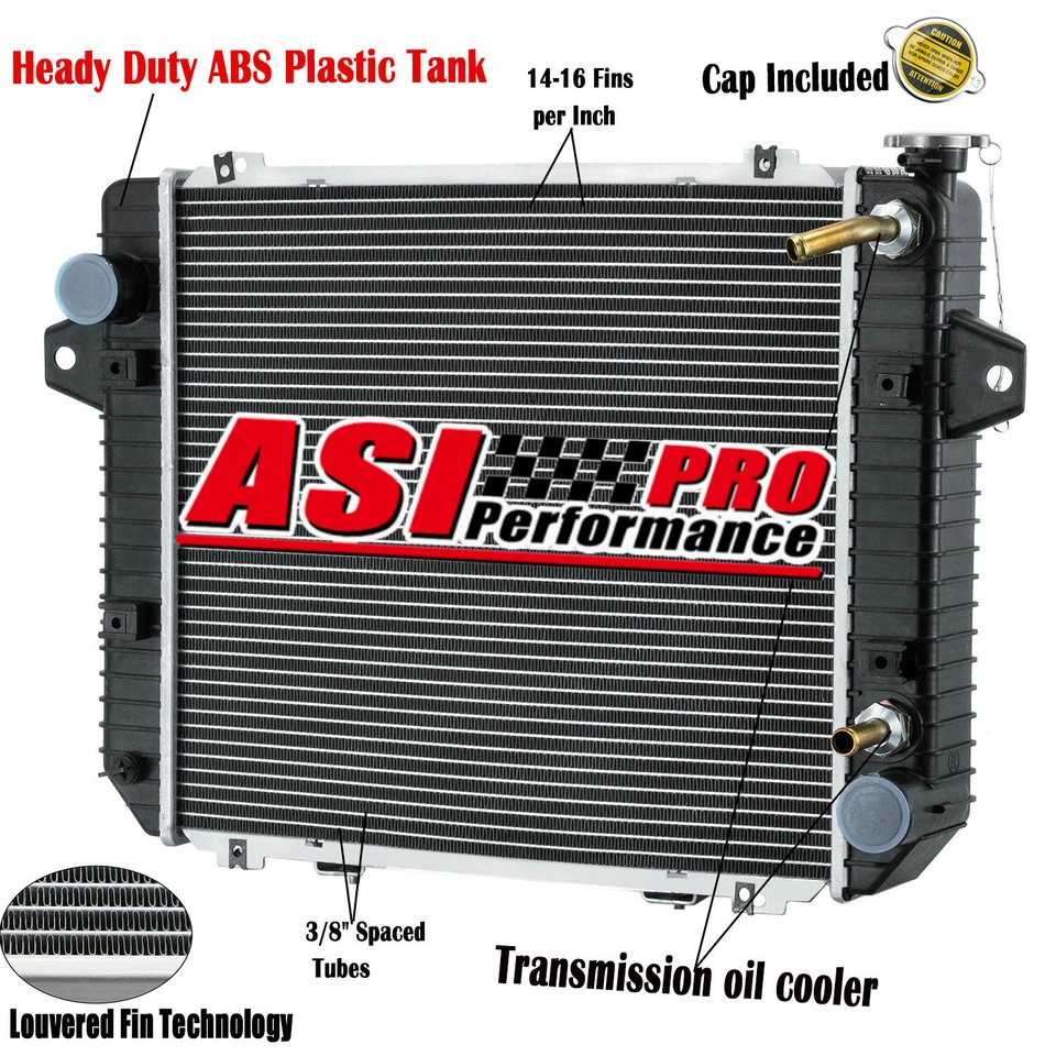 Aluminum Core Radiator Fits For 2012+ Doosan Daewoo Forklift G20P-5 GM 3.0L LP - Image 1 of 4