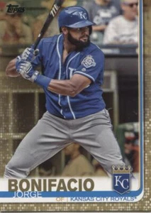 JORGE BONIFACIO 2019 Topps Series 2 GOLD Parallel #to/2019 - KANSAS CITY ROYALS  - Picture 1 of 1