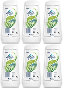 Glade Gel Lily Of The Valley Air Freshener Long-Lasting Scent 150g x 6 - Picture 1 of 5