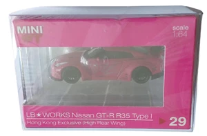 TSM Mini GT 29 Liberty Walk LB Nissan GT-R R35 Pink Sealed - Picture 1 of 1