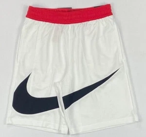 Nike Big Boy's XL Dri Fit Jersey Basketball Shorts Elite White Red Black NEW - Picture 1 of 7