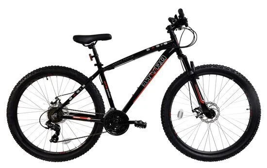 Basis El Toro Hardtail Mountain Bike, 27.5in Wheel, 15in Frame - Black/Red - Image 1 of 4