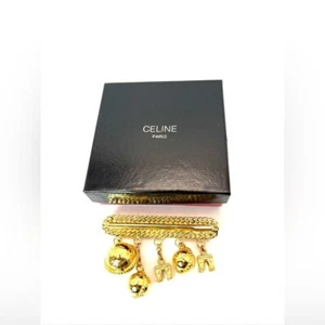 Broche Celine Paris tono dorado Arco de Triunfo - Imagen 1 de 10