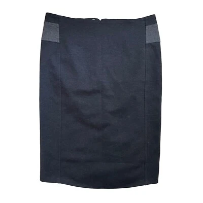 $720 Brunello Cucinelli 38 EE. UU. 2 0 Gris Lápiz Movible Falda Elástica Recta XS Foto 1 de 4