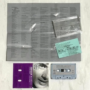 Patrick Bruel 1989 Alors Regarde Taiwan Edition Cassette Tape Promo Insert Card - Picture 1 of 7