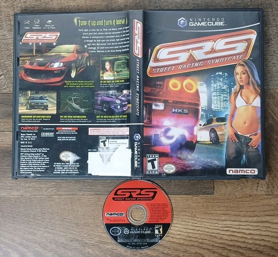 SRS: Street Racing Syndicate (Nintendo GameCube, 2004) Sem Manual - Testado - Imagem 1 de 1