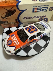 AUTOGRAPHED Kevin Harvick #29 ESGR Coast Guard 2004 1/24 Nascar Diecast - Picture 1 of 15
