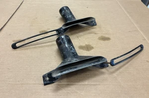 1956-1962 Corvette Original Metal Defroster Outlet Duct + Bezel Pair GM 3131899 - Picture 1 of 11