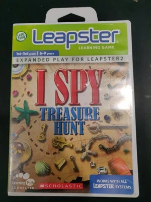 "I Spy Treasure Hunt" Leapster Leap Frog Learning Game 1st-3rd Grade Age 6-9 - Image 1 of 2