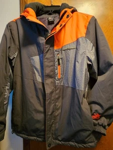 Zero Xposure boy's coat size L(14-16) full zip,hood,pockets - Picture 1 of 12