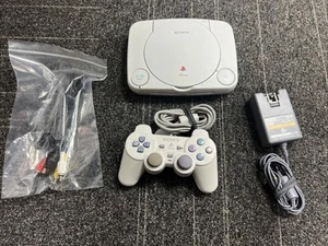 JW Sony PlayStation PS One Console Tested w/ Cords & Controller Tested, Working - Picture 1 of 4