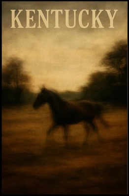 Kentucky Horse Country Poster - Image 1 of 4