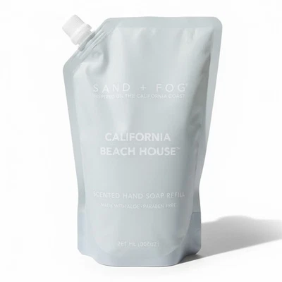 Sand+Fog California Beach House Hand Soap Refill 34ozGuava,Marine Woods,Musk NEW - Image 1 of 2