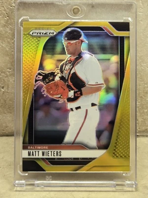 2025 Panini Prizm Matt Wieters #241 Gold /10 Baltimore Orioles Foto 1 de 3