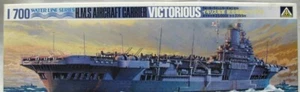 NUEVO portaaviones británico Aoshima 1/700 HMS VICTORIOUS Segunda Guerra Mundial - Imagen 1 de 19
