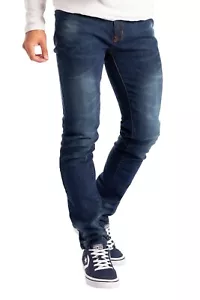 Herren Slim Fit Jeanshose Stretch Designer Hose Super Flex Denim Pants - Bild 1 von 36