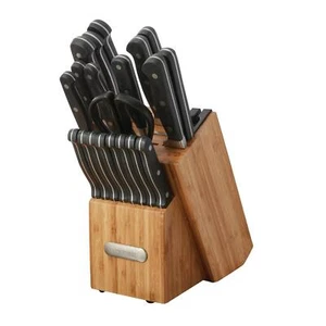 Farberware 284524 Edgekeeper 21-Piece Bamboo Cutlery Set, Black - Picture 1 of 2