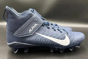 Nike Alpha Menace Pro 2 Men's Football Cleats Navy White BV3945-404 Size 13 - Picture 1 of 7