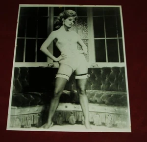 VINTAGE FILMSTAR RAQUEL WELCH S/W 8 X 10 FOTO KÄSEKUCHEN SEHR GUTER ZUSTAND/EX - Bild 1 von 2