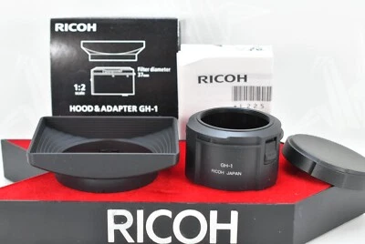 🌸[MINT in Box ] Ricoh GH-1 Lens Hood & Adapter For GR Digital Camera From Japan - Image 1 of 4