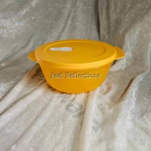 TUPPERWARE CRYSTALWAVE 1,5 L VENTILACIÓN REDONDA SERVIR MICROONDAS TAZÓN NARANJA - Imagen 1 de 5