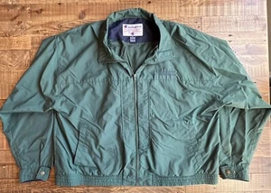 MENS NOTRE DAME VINTAGE EMBROIDERED GREEN AND BLUE JACKET XXL - Picture 1 of 5