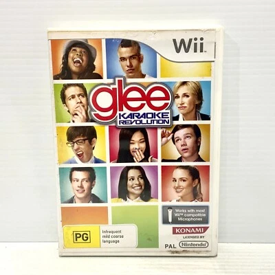 Karaoke Revolution: Glee + Manual - Nintendo Wii - Tested & Works - Free Postage - Image 1 of 4