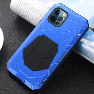 Aluminum Metal Silicone Heavy Duty Case For iPhone 12 Pro Max Huawei Mate 60 Pro - Picture 1 of 22