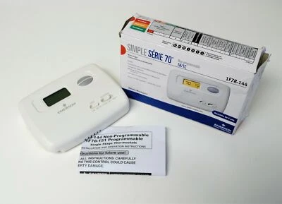 1F78-144 White Rodgers Wall Thermostat 24V Millivolt Battery Non Programmable - Image 1 of 4