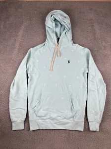 Polo Ralph Lauren Palmen Pullover Hoodie hellblau Herren Gr. Small Baumwolle - Bild 1 von 15