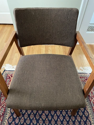 1950s Office Arm Chair Vintage Marble Imperial Furniture Clean And Stylish Cover